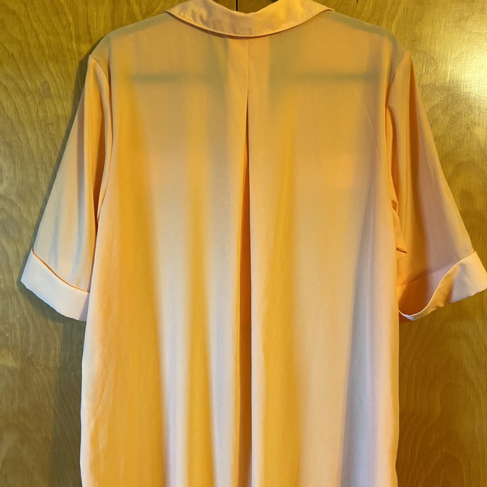 Chico’s Light Orange Long Tunic. Size 3 (16) - Picture 6 of 9